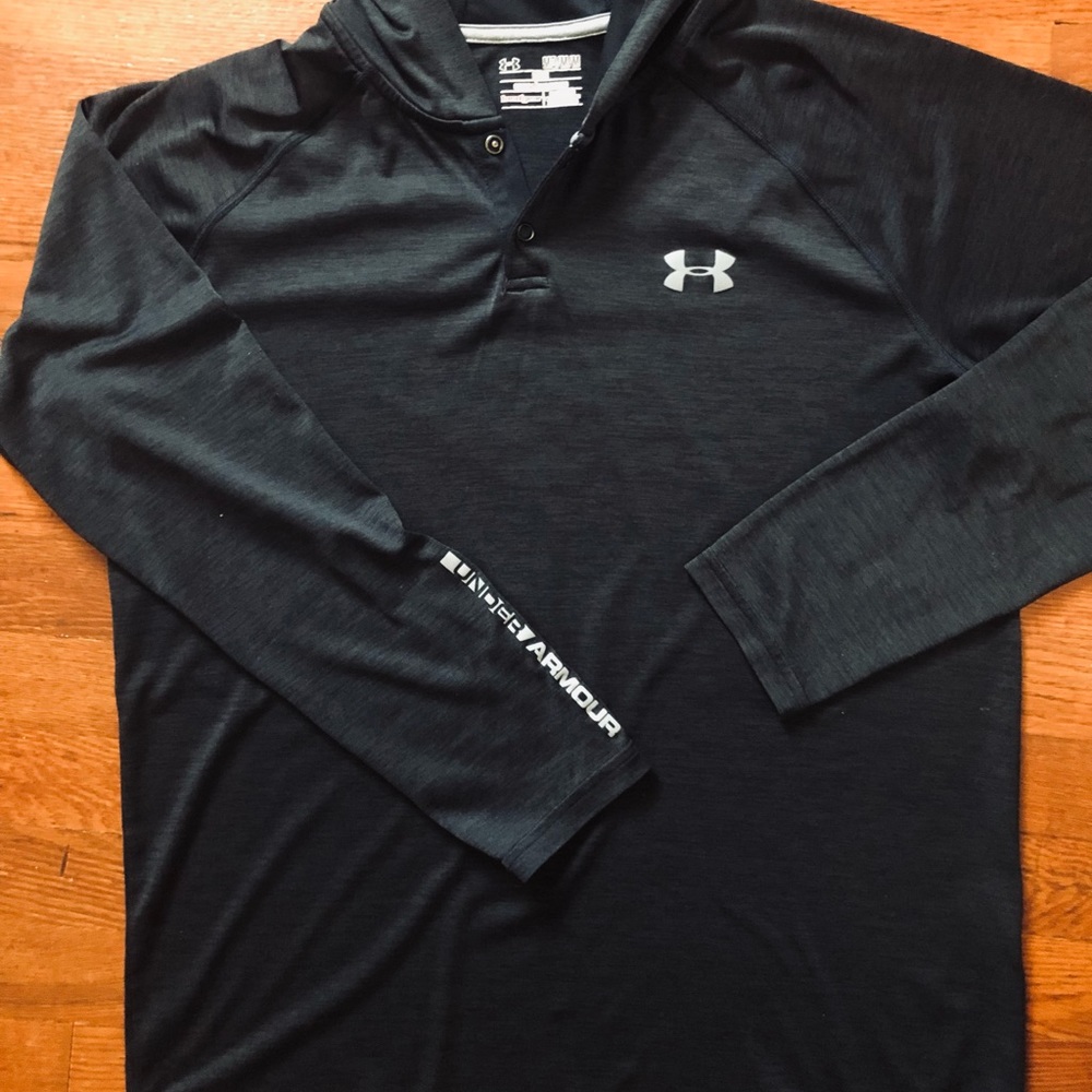 Mens M Under Armour Hoodie Black